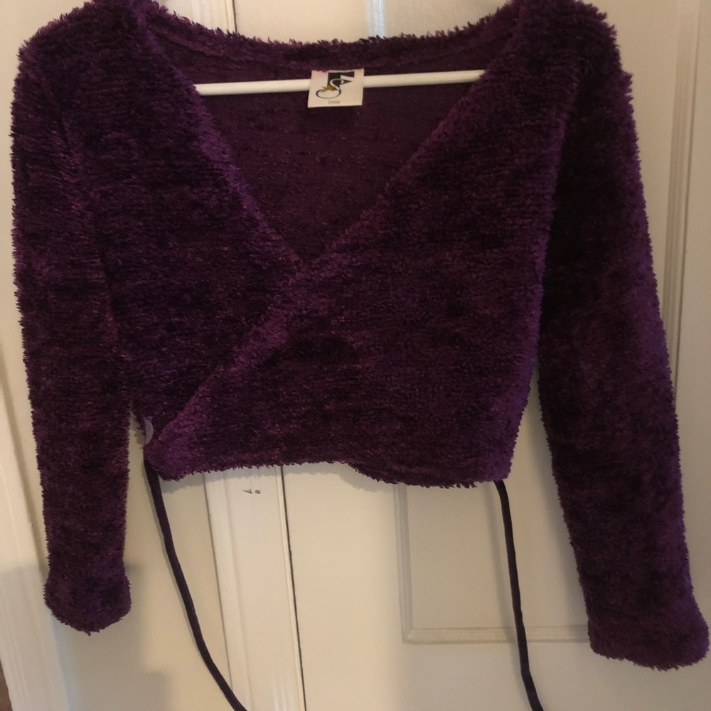 Petite Wrap Around Sweater